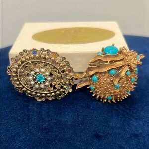 Vintage Brooch Set of TWO